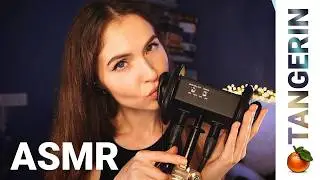 ASMR Kisses / Deep Tongue Fluttering & Soft Scratching | Tangerin