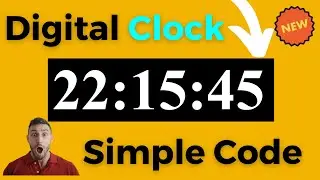 How to Make Digital Clock in JS | JavaScript Tutorials | Web Development Tutorials | CWC😊😊