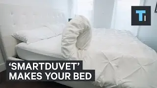 Smartduvet blanket duvet cover makes bed