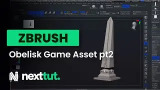 ZBRUSH TUTORIAL | Obelisk Game Asset part2