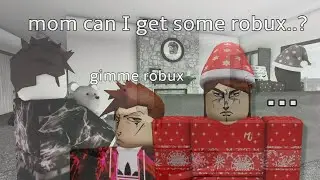 what happens when you ask your mom for robux..? (ROBLOX)