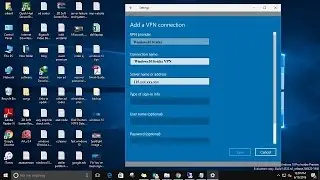 configure VPN server incoming and Client configuration outgoing on windows 10