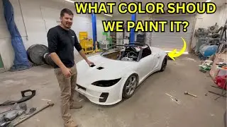 Building an Unfinished Custom Kit Car Bodywork & Help Us Pick a Color!