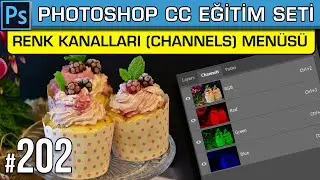 202: Photoshop Renk Kanalları (Channels) | Seçime Dönüştürme | Kopyala Düzenle | Photoshop Dersleri