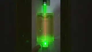 Watch olive oil turn green laser beams into orange - you won't believe your eyes!