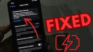 Fix Important Battery Message On iPhone !! How I Do Fix important battery message On iPhone