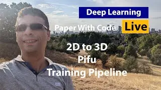 #2 Machine Learning Papers with Code - PIFU - 3D Deep Learning - 2D Photo to 3D Model - Training