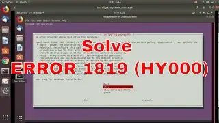 How to Solve ERROR 1819 (HY000) Your password does not satisfy the current policy requirements Mysql