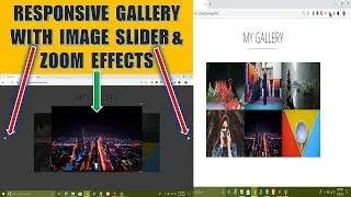 Create Responsive Image Gallery in HTML CSS JavaScript & Bootstrap With LightBox Slider Effects