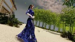 update!  skyrim dance-桃花旗袍+DL
