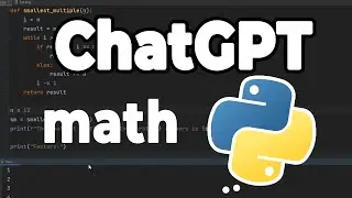 ChatGPT Solves 35 Python Math Exercises