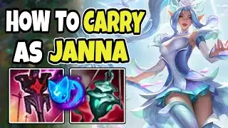 Challenger support shows you how to CARRY as JANNA | Janna support | Season 14 League of Legends