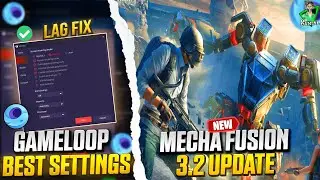 3.2 Update Gameloop Lag Fix 2024 | PUBG Mobile Emulator Best Settings For Low End PC And High End PC