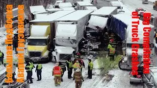 Большая Подборка Аварий Грузовиков / Big Compilation of Truck Crashes / Аварии Грузовиков / ДТП
