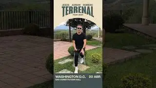 Washington DC, nos vemos mañana en el DAR Constitution Hall a las 8:00pm. #terrenaltour #shorts