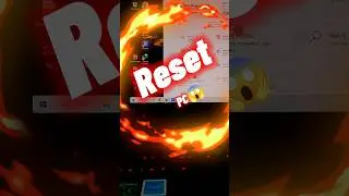 Reset PC 😱🔥🤯 