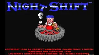 Night Shift gameplay (PC Game, 1990)