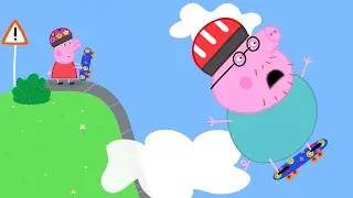 Peppa Pig Masters Skateboarding Skills 🐷 🛹 Adventures With Peppa Pig