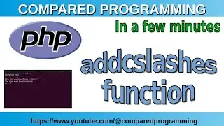 PHP: addcslashes function: How to insert slashes into a string