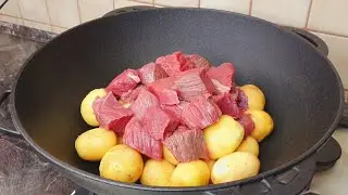 Беру Картошку и Мясо и готовлю простой и безподобно вкусный ужин! Это что-то невероятное!