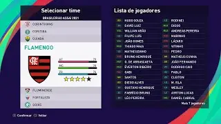 Flamengo 100% atualizado PES 2021