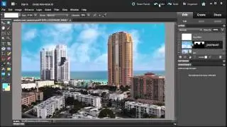 Learn how to use the Gradient Map and Gradient Tool for blending in Adobe Photoshop Elements 10