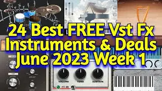 24 Best New FREE VST Plugins, Vst Instruments, Sample Packs & Best Plugin Deals - June 2023 Week 1