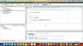 How to create Hello World Program In Java Using NetBeans On Mac / MacOS