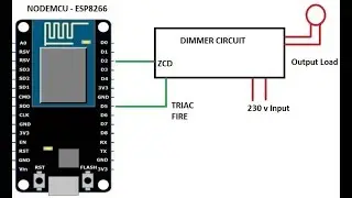 Light Dimmer with nodemcu  | Fan Speed Control | Cayenne (MQTT)