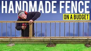 My £10 per metre FRUGAL FENCE using rebar