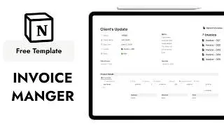 Ultimate Notion Invoice Template (Free download)