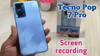 How To Enable Screen Recording In Tecno Pop 7 Pro, Screen Record In Tecno Pop 7 Pro,