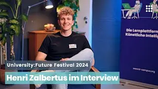 Henri Zalbertus (TUM) über Chancen von KI für die Hochschule | U:FF 2024