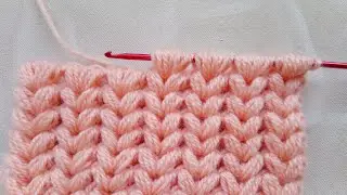 Beautiful Tunisian crochet pattern / Tunisian crochet