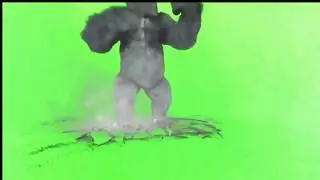 Green Screen Gorilla effect part 6