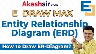 How to Draw ERD in E-Draw Max 9 - ERD Tutorials 2020