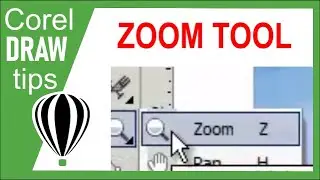 Zoom tool in Coreldraw