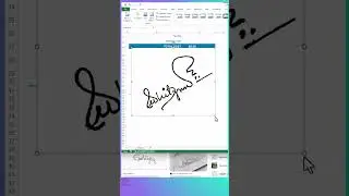 How to Add Insert Signatures in Excel Spreadsheet