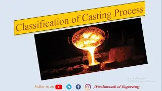 Classification of Casting Process