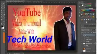 How to Create YouTube Thumbnail in Photoshop// Custom Thumbnails