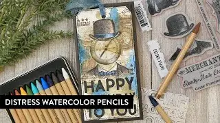 Tim Holtz Distress Watercolor Pencils | They're Not Just For Coloring