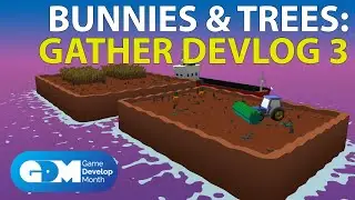 Adding Bunnies, Trees, Saving & More To My One-Month Game - Game Develop Month Week 3