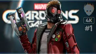 Marvels Guardians of the Galaxy прохождение на русском и обзор #1 🅥 Стражи Галактики Marvel [4K]