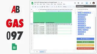 A Solution to Enable Multiple Selections in Google Sheets: GAS097