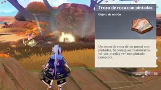 CONSIGUE EL TROZO DE ROCA CON PINTADA