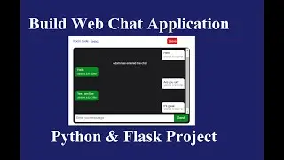 Build Web Chat Application with Python & Flask | Python Flask Project