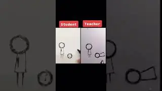 Teacher vs Student drawing challenge 