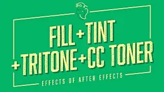 Fill + Tint + Tritone + CC Toner | Effects of After Effects