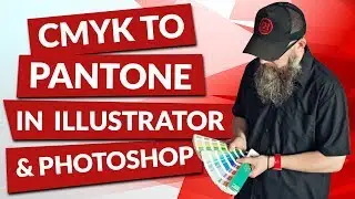 How to convert CMYK to Pantone in Adobe Illustrator and Photoshop for versions prior to 2023.