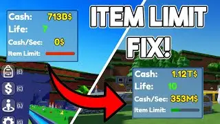 How To FIX The Item Limit In Block Tycoon ROBLOX!